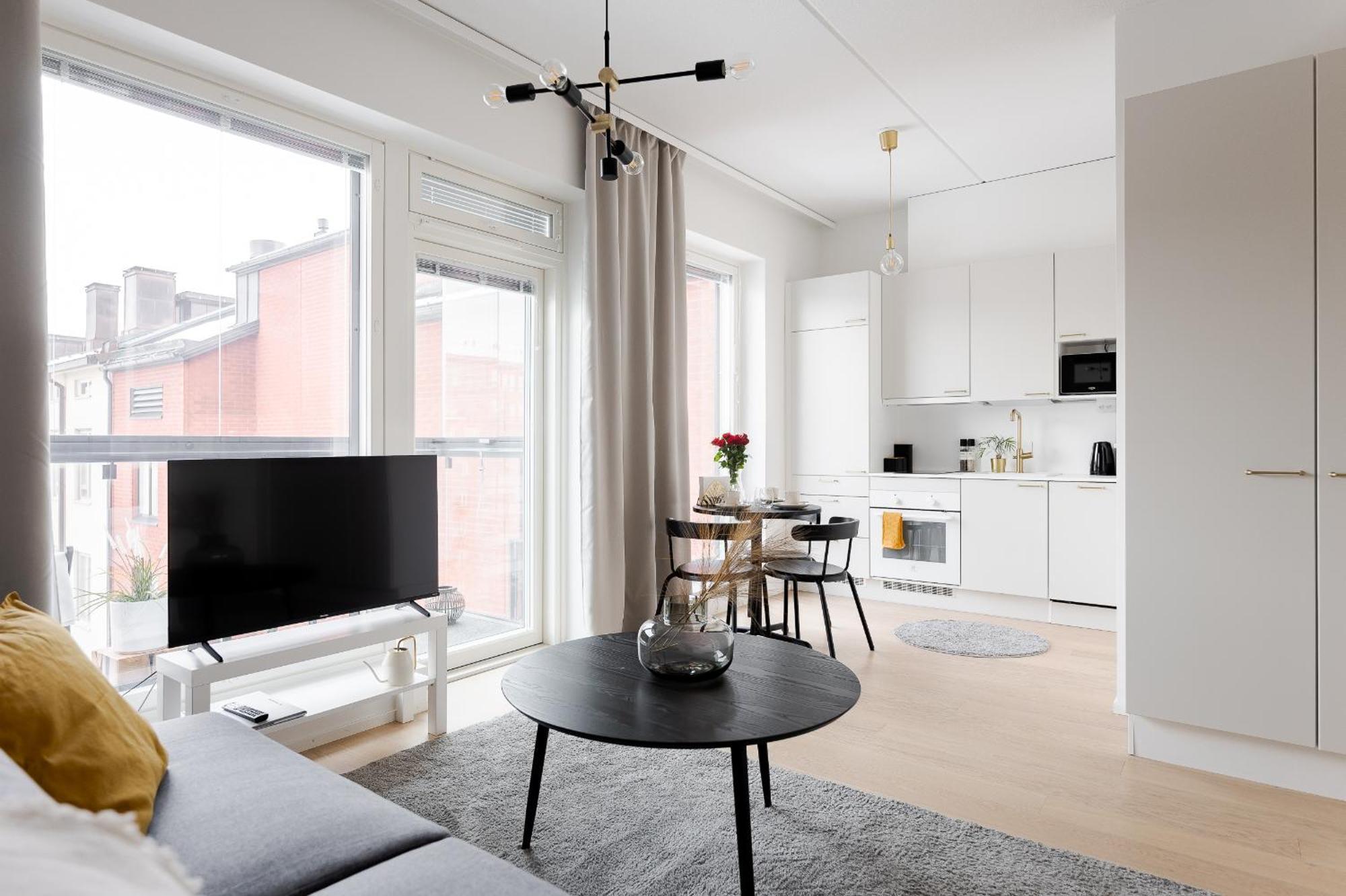Apartmán Great Location, Quiet And New With Balcony&Cafe Tampere Exteriér fotografie